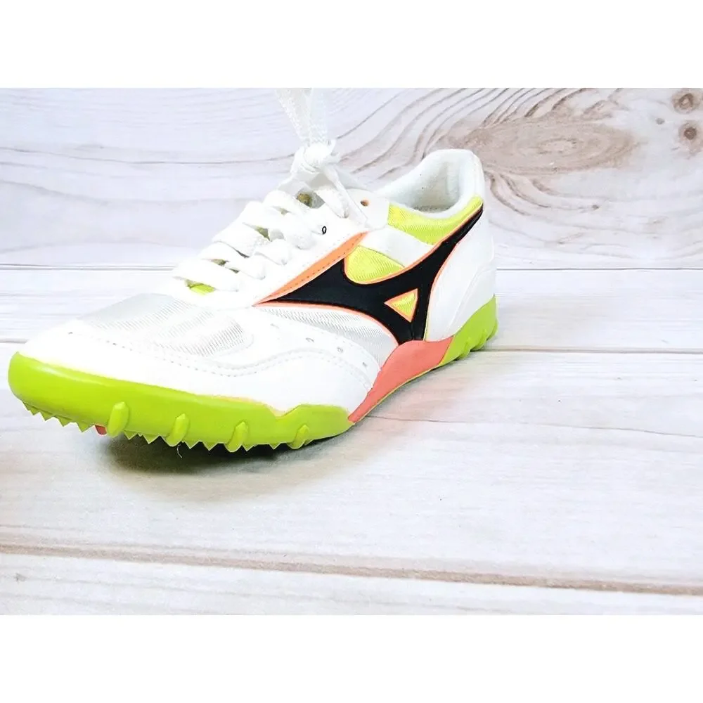 Vintage Mizuno Cross Mens 5.5 Womens 7 Track & Field Shoes White Yellow NEW